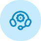 Icon that represents CCT customer support